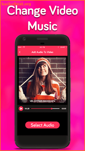 Video song changer-replace audio,music to video screenshot