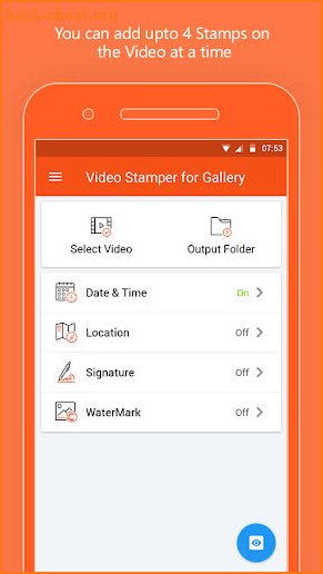 Video Stamper: Video Watermark screenshot