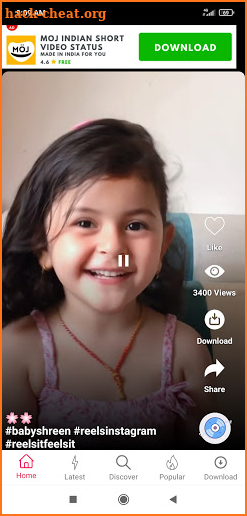 Video Status For Moj Short Video App screenshot