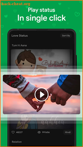 Video Status for Whatsapp (Love, Sad Status) screenshot