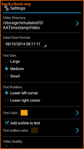 Video Timestamp Add-on screenshot