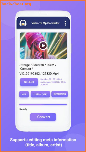 Video to MP3 Converter, Audio Converter screenshot