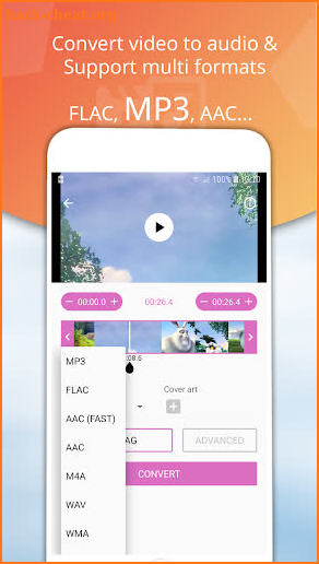 Video to MP3 Converter - Audio Cutter & Merger screenshot