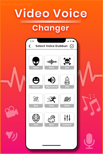 Video Voice Changer - Audio Effects screenshot