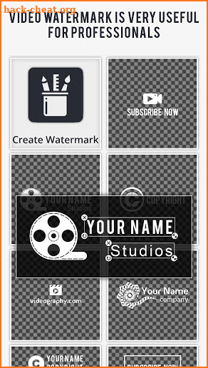 Video Watermark - Create & Add Watermark on Videos screenshot