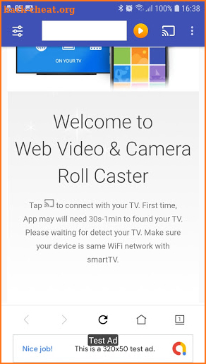 Video Web Cast to TV: Chromecast, Roku, FireTV, LG screenshot