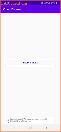 Video Zoom & Save:  Video Zoomer and Enlarger screenshot