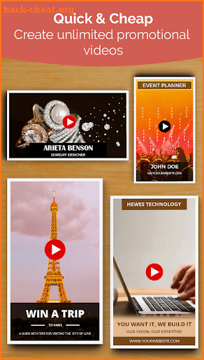 VideoADKing: Video Ad Maker, Flyers, Banner, Cards screenshot
