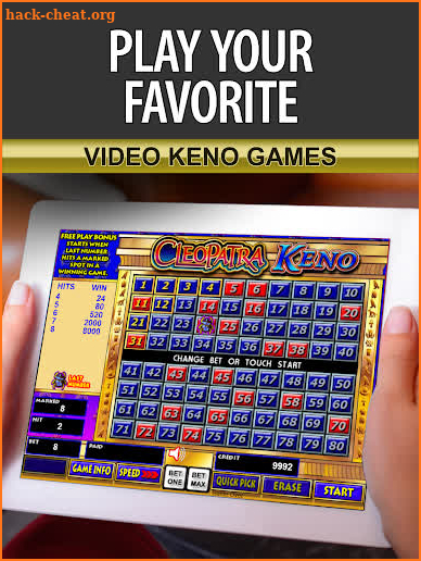 VideoKeno.com - Video Keno screenshot