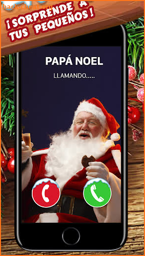 Videollamada Papa Noel ESPAÑOL- te llama gratis! screenshot