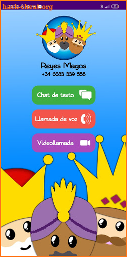 Videollamada y chat con los Reyes Magos! (Broma) screenshot