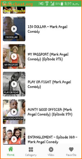 Videos and quotes app screenshot
