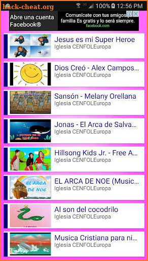 Videos y Canciones Infantiles Cristianos screenshot