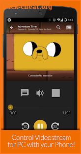 Videostream Chromecast: Mobile screenshot