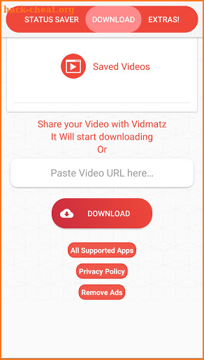Vidmatz All in one Video and Status Downloader screenshot