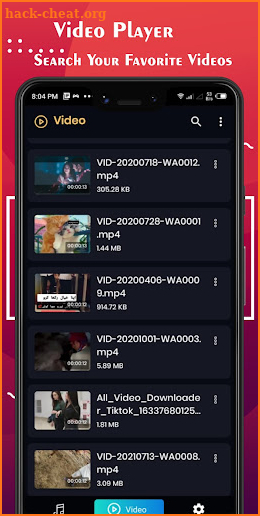 VidMedia Video Downloader app screenshot