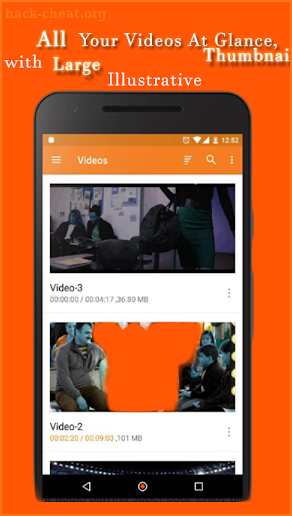 Vidmoo: Full HD MP4 Player App screenshot
