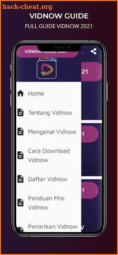 Vidnow Penghasil Uang Dana Guide screenshot