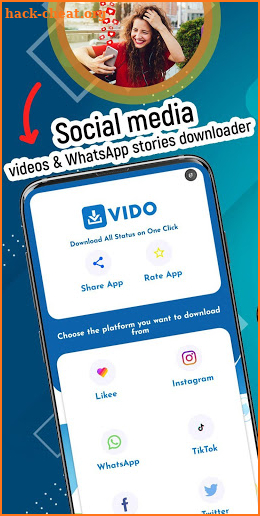 Vido - whatsapp status & video downloader screenshot