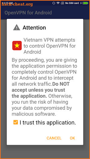 Vietnam VPN - Plugin for OpenVPN screenshot