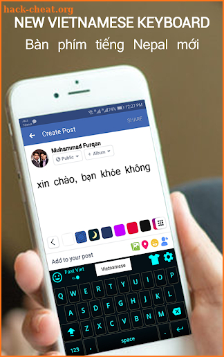 Vietnamese keyboard-English to Vietnamese Keyboard screenshot