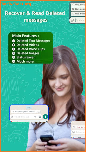 View Deleted Messages, Recover all Whats Media screenshot