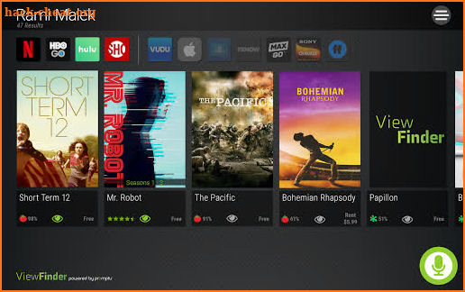 ViewFinder - Use Voice to Search Streaming Content screenshot