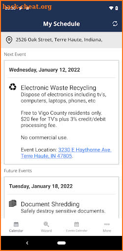 Vigo County Recycles screenshot