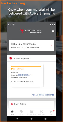 Viking Electric Supply screenshot