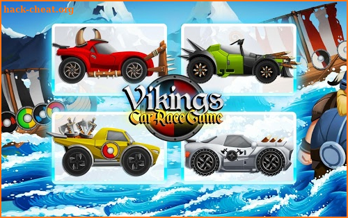 Viking Legends: Funny Car Race Game screenshot