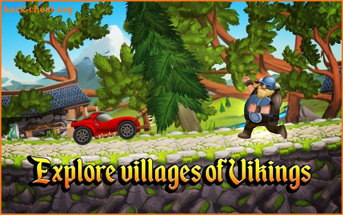 Viking Legends: Funny Car Race Game screenshot
