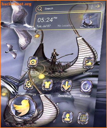 Viking Ship Launcher Theme screenshot