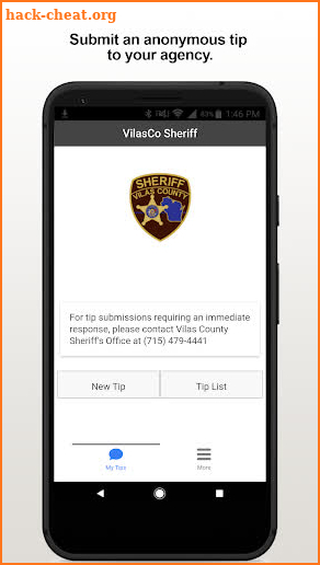 VilasCo Sheriff screenshot