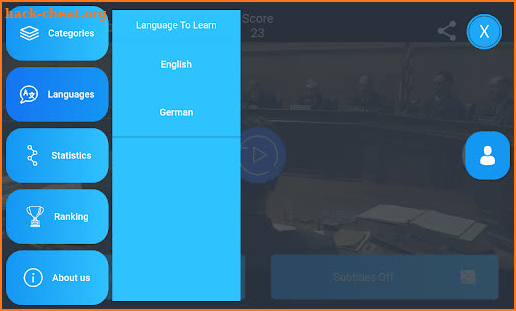 Vileo net - Learn New Languages via Videos screenshot