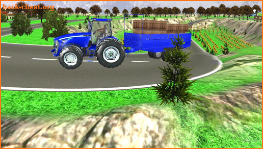 Village Tractor Games:Chained Tractor Offroad Game screenshot