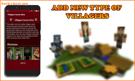 Villagers Come Alive for MCPE screenshot