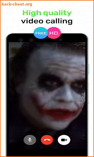 Villain Hero joker video call screenshot