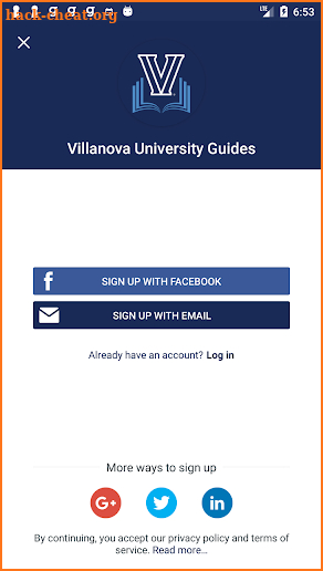 Villanova University Guides screenshot