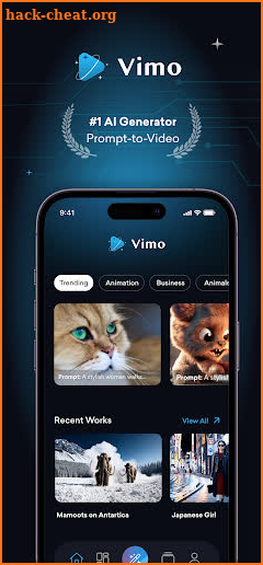 Vimo: AI Video Generator screenshot