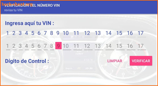 VIN Number Check - APU screenshot
