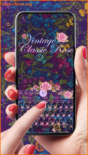 Vintage Classic Rose Keyboard screenshot