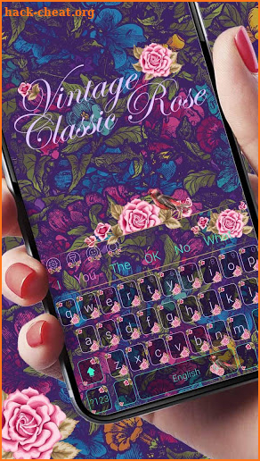 Vintage Classic Rose Keyboard screenshot
