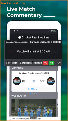 Vintage Cricket Fast Live Line screenshot