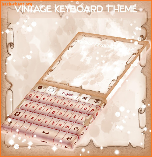Vintage Keyboard Theme screenshot