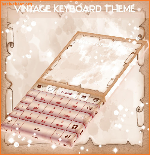Vintage Keyboard Theme screenshot
