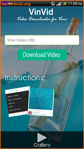 Vinvid Downloader for Vine screenshot