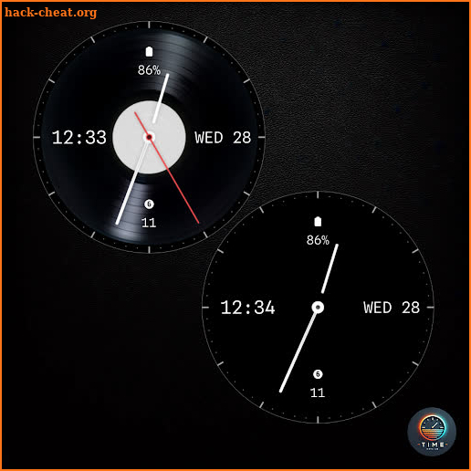 Vinyl Time - watch face screenshot