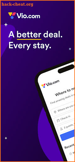 Vio.com - a better hotel deal. screenshot