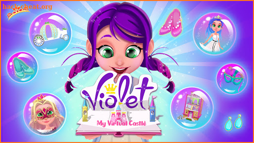 Violet - Cinderella Cleaning Castle screenshot