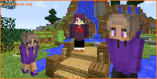 Violet Skin for Minecraft screenshot